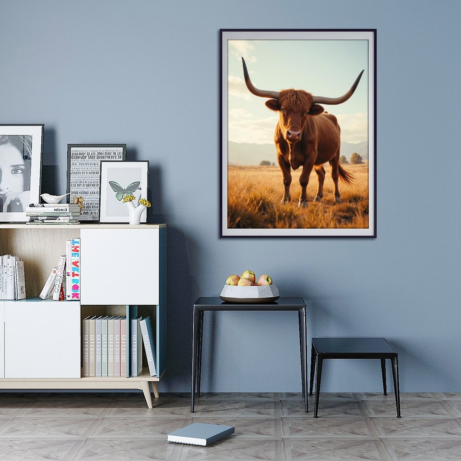 Diamond Art Kits for Adults - 5d Brown Bull In Sunlit Field Diamond Painting for Adults, Diamond Art for Adults Beginners, Diamond Painting Kits for Adults for Home Wall Decor