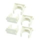 5Pcs 25mm Dia Blanc PVC-U Pousser Snap dans Pinces Clip Tuyau pour l'Approvisionnement en Eau – image 1 sur 1