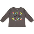 thumbnail image 3 of Inktastic Omas Girl- Bright Flowers Girls Long Sleeve Toddler T-Shirt, 3 of 5