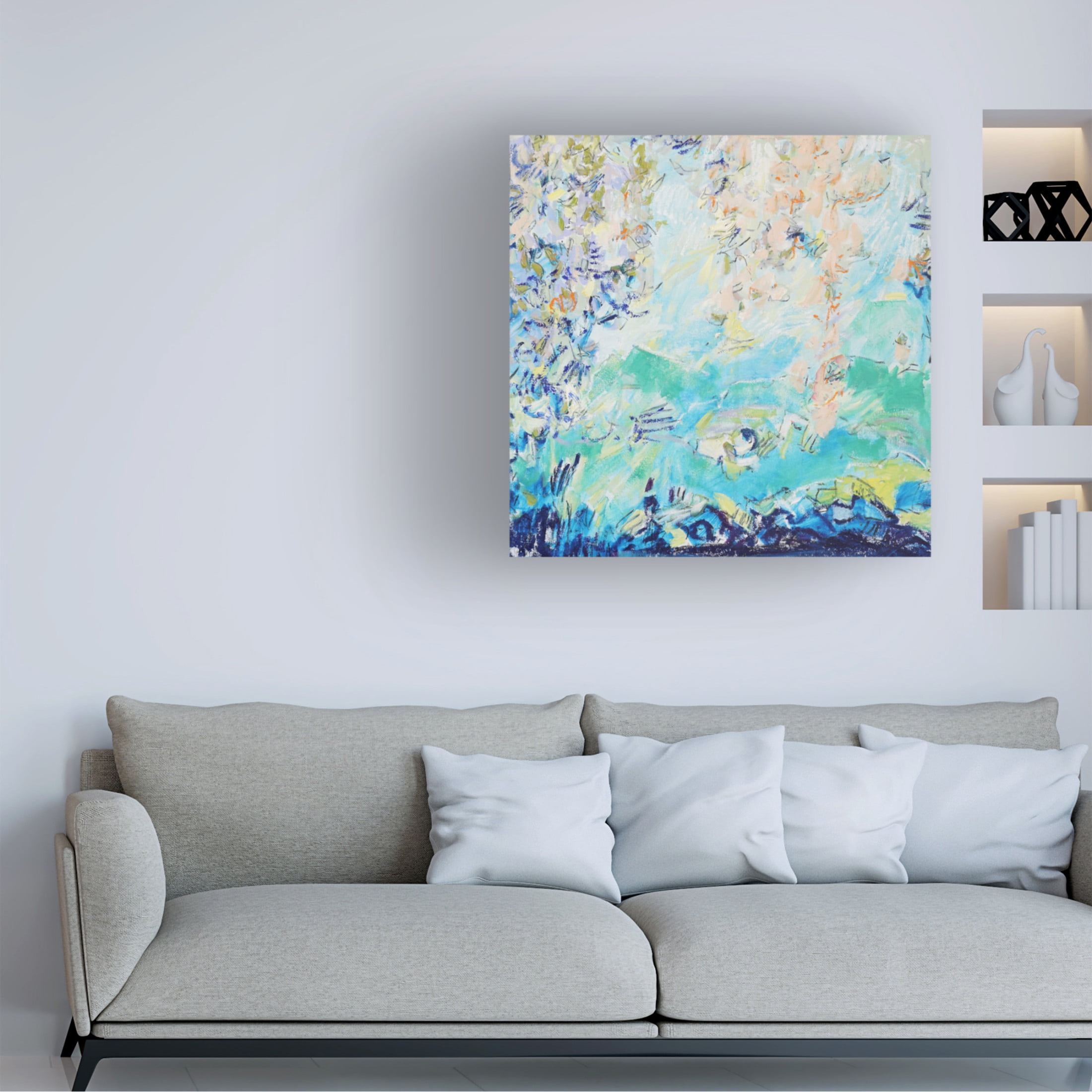 Trademark Fine Art Dorothy Fagan  New Pathways VI Canvas Wall Art