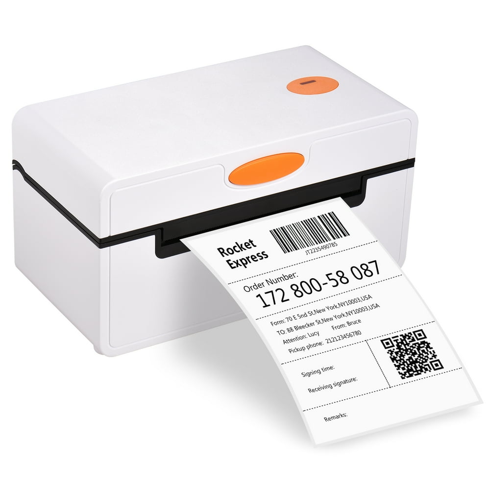 KKmoon Thermal Label Printer 4x6, 180mm/s Desktop USB & Bluetooth