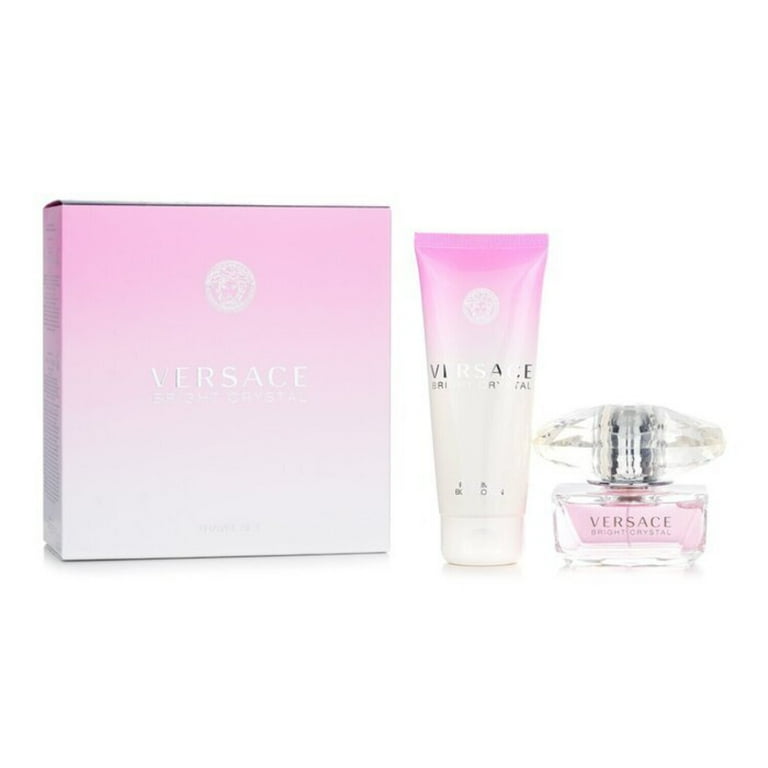 VERSACE BRIGHT CRYSTAL 香水・ボディローションセット Versace Bright Crystal 1.7 Oz EDT Spray Gift Set for Women
