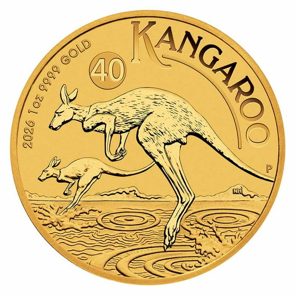 2026 Australia 1 oz Gold Kangaroo Coin BU