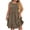 Gray, variant on cocolona Womens Plus Size Dresses Summer Crew Neck Sleeveless Tiered Flowy Mini Dress Vacation Beach Sundress