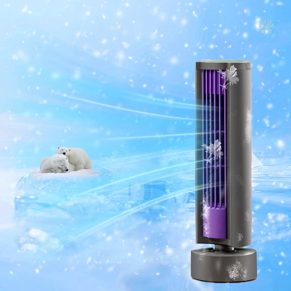 LHNFT Portable Air Conditioners Desk Fan, Home Tower Fan Oscillating Fan, 3 Speeds 60 Degree Oscillation, Personal Quiet Table Cooling Fans for Home Office Desktop Bedroom, 12.6 Inch