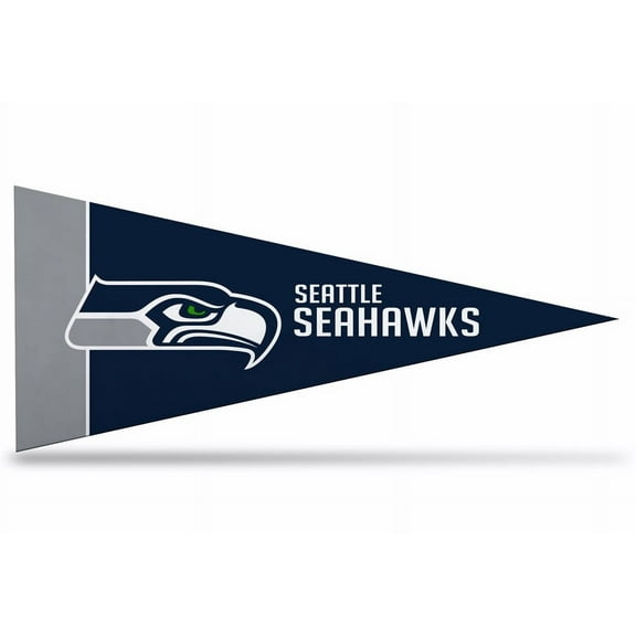 8 Pack Seahawks Mini Pennants, 4" x 9" - Licensed By Rico
