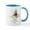 White/Blue Inside, variant on CafePress - Adams Mug - 11 oz Ceramic Mug - Novelty Coffee Tea Cup
