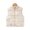 Pearl White, variant on CSCHome Kids Toddler Boys Girls Winter Vest Outwear,Baby Winte Warm Puffer Sleeveless Jacket Standing Collar Zip Up Lightweight Cartoon Cute Autumn Winter Waistcoat Coats,Sizes 2-9Y