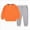 Dark Gray, variant on Cozy Sweatshirt and Pants Set Soft Casual Outfit for Everyday Comfort and Style Design(Orange,5-6 Years)