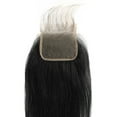 thumbnail image 6 of LUXLUXE Rico 100% Unprocessed A7 Grade Human Hair Bundle 10 Inches 101214 Lengths Free Part 4X4 Hand Tied Swiss Lace Closure, 6 of 7