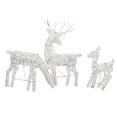 thumbnail image 2 of Metal Iluminado Navidad Ciervo Estaca Luz Brillante Intermitente Elk Jardín Decoraciones Familia de ciervos Conjunto 3 Renos para decoraciones Colco Estaca de ciervo, 2 of 7