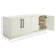 thumbnail image 3 of SAFAVIEH Couture Mallory Classic Television Stand for TVs up to 66", White Wash, 3 of 17
