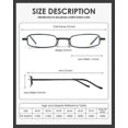 thumbnail image 3 of Paquete de 3 anteojos de lectura de bolsillo delgados para hombres y mujeres, anteojos de lectura compactos con bloqueo de luz azul, marco de metal con bisagra de resorte y tubo con clip para bolígraf, 3 of 5