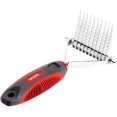 thumbnail image 1 of f Pupper Dog Undercoat Rake Tool | Easily & Safely Remove Dead, Matted Or Knotted Hair | Ergonomic Dematting Comb For Th Dematting Rake, 1 of 1