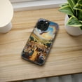 thumbnail image 5 of DistinctInk Hybrid (Acrylic / TPU) Clear Slim Fit Case for Apple iPhone 14 Pro (6.1" Screen) - "Harmony Blossoms in Ancient Palestinian Landscape", 5 of 8