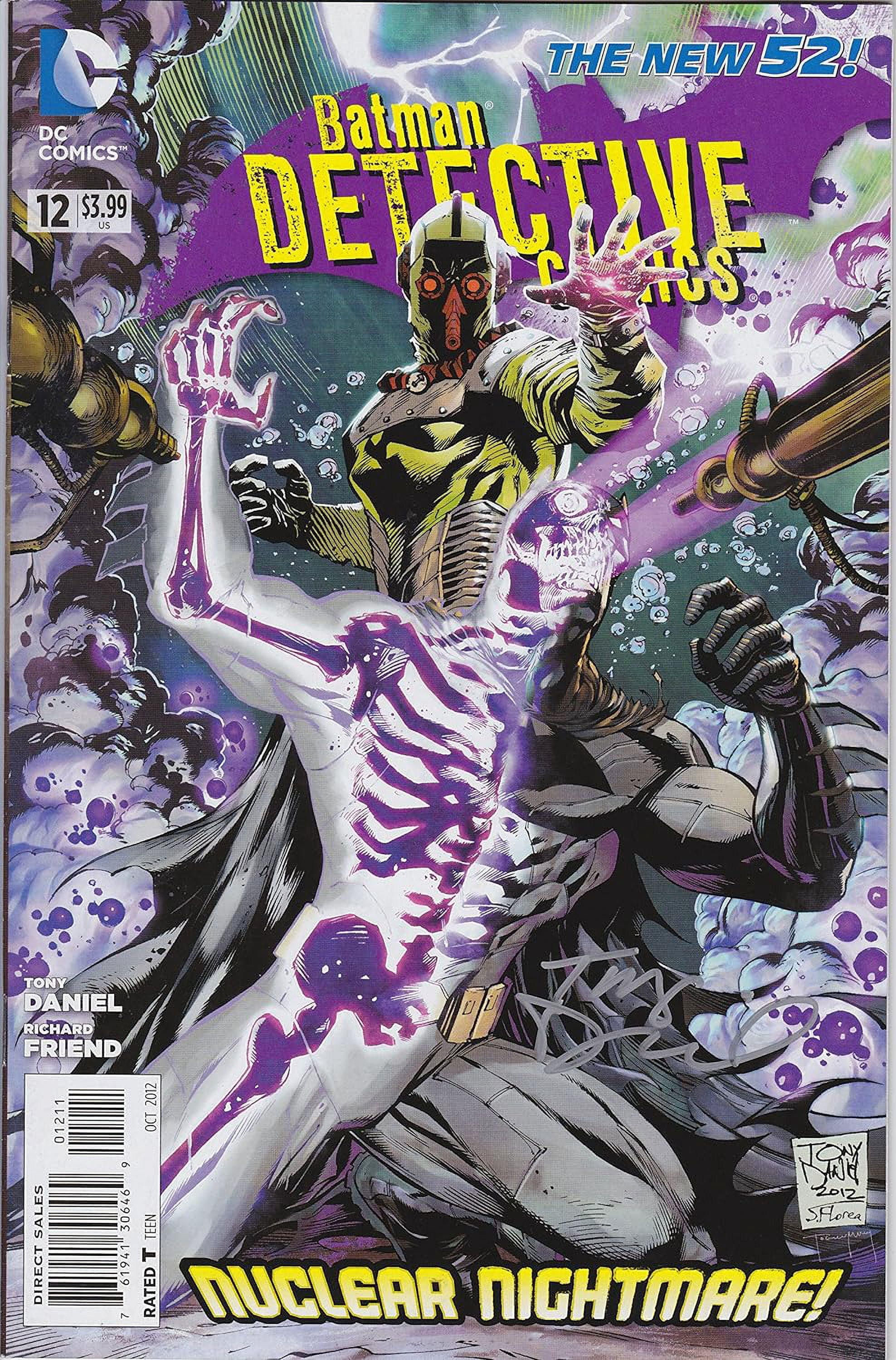 Batman Detective #12 Signed by Tony Daniel VF/NM