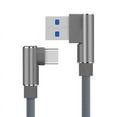 thumbnail image 4 of USB to USB C Cable 90 Degree USB-C Fast Charging Cord Compatible with iPhone 17/16/16 Plus/16 Pro/16 Pro Max/15/Samsung Galaxy S10/S10+/Pixel 7/6a/LG G8/G7/Pixel/Switch, 6FT (2-Pack), 4 of 4