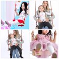 thumbnail image 4 of Miangastore Tree Swing With Handles Wood Assorted Color 1Pcs 15.7X6.3In, 4 of 8
