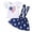 White, variant on Gaexia Patriotic Toddler Girls' Sleeveless Dress with Matching Shorts for Fourth of July - Cute Printed Tee and Adjustable Shoulder Strap Outfit Set Summer Casual Comfortable Breathable Wear