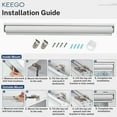 thumbnail image 6 of Keego Cordless Roller Shades for Window Mini Blackout Roller Blinds for Window Doors Custom Gray, 63"W x 36"H, 6 of 6