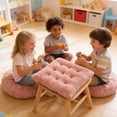 thumbnail image 6 of Plush Chair Cushion, Thick Padding Tufted Chair Pad for Indoor Dining Room and Kitchen Chairs, Soft Seat Cushion for Yoga Office Home Cafe, 15.7"x15.7", 6 of 6