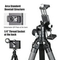 thumbnail image 4 of SUNWAYFOTO PC-02 Ipad Tripod Mount Universal Tablet Clamp with Arca Swiss Quick Release Bracket Plate Adapter Accessories, 4 of 9