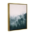 thumbnail image 5 of Stupell Industries Misty Forest Trees Nature Photography Gold Floater Framed Art Print Wall Art, 25 x 31, 5 of 9