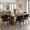 Black, variant on Dining Chairs Set of 2, Modern Faux Leather Kitchen Chairs with Curved Backrest Armrests, Heavy Duty Frame Easy to Clean for Dining Rooms Cafes and Small Spaces, Green