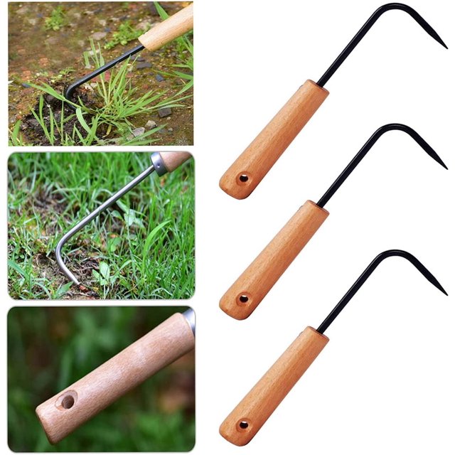 Herramienta de eliminación de malas hierbas, 3 uds., herramientas de deshierbe, juego de herramientas de jardinería para excavar, trasplante de césped y jardín