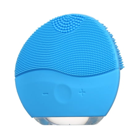 Deep Cleansing Brush Electric Facial Cleanser Deep Cleaning USB Rechargeable Silicone Beauty Massage Instrument Cleansing Brush Face Cleaning Tool ()