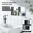 thumbnail image 3 of Zzistar 304 Stainless Steel Shower Niche | Bathroom Wall Niche Insert & Recessed Shelf Organizer, 3 of 6