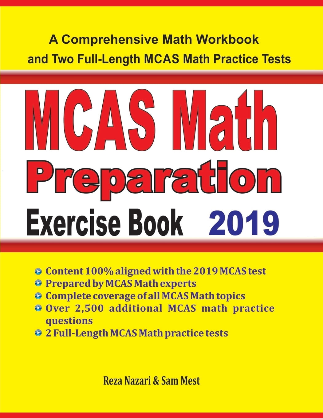 MCAS Math Preparation Exercise Book A Comprehensive Math Workbook and