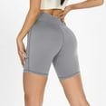 thumbnail image 4 of snilers Womens Biker Shorts High Waisted Tummy Control Stretch Butt Lift Workout Yoga Athletic Gym Shorts with Pockets, 4 of 6