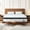 Black, variant on White 12 inch Queen Size Hybrid Mattress in a Box, Memory Foam & Individually Wrapped Coil, Support, Breathable, Pressure relief- 120 Night Trial