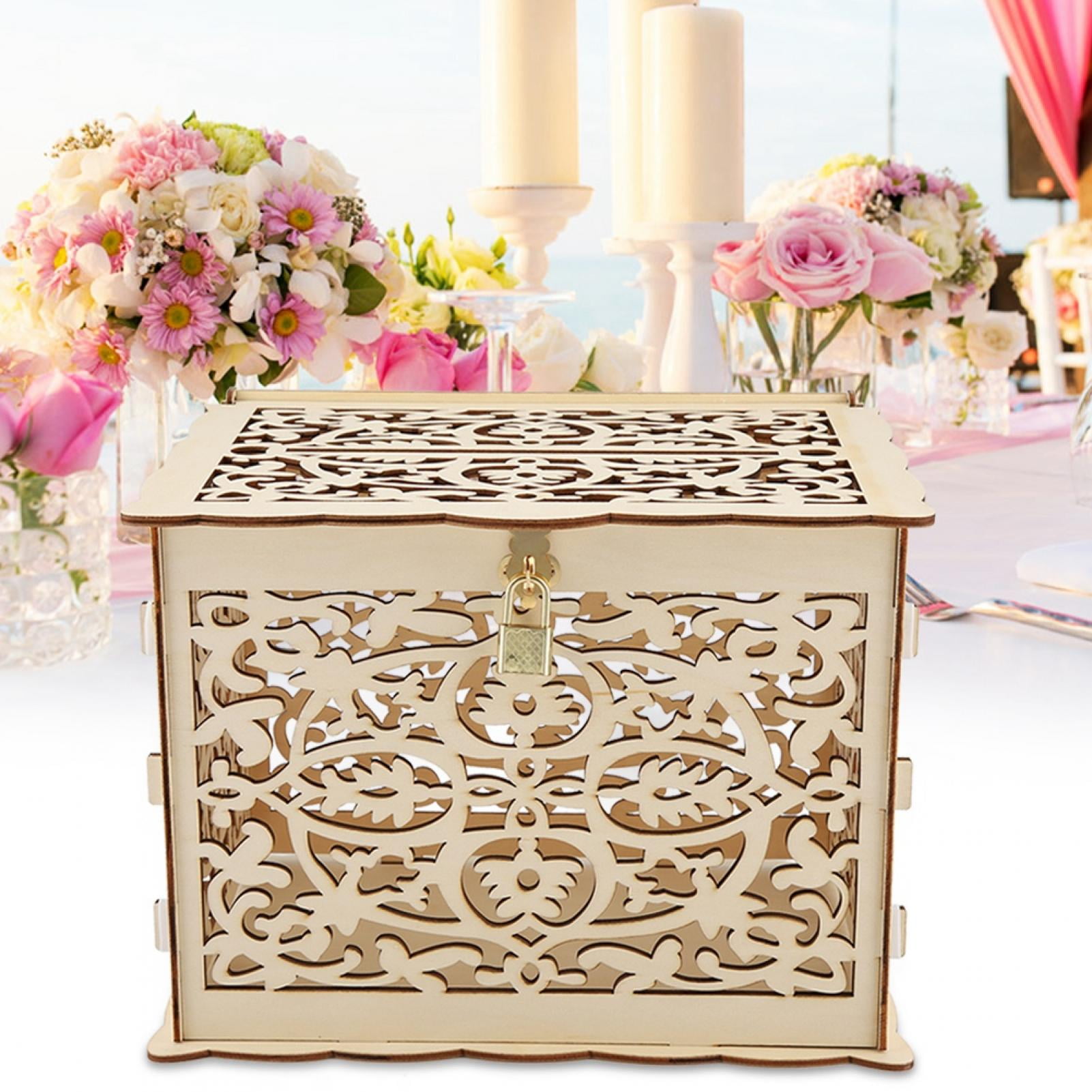 Kritne Card Box with Keys,Wedding Card Box with Keys DIY Money Gift Box