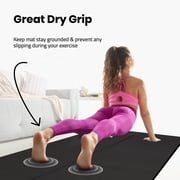 Gogokiwi Extra Wide Yoga Mat for Men Women (72L x 36W x 1/4 Thick) Non Slip Fitness & Exercise Mat with Alignment Marks for Yoga, Pilates, Floor Workouts