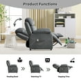 thumbnail image 5 of Bonzy Home Power Recliner Chair — Electric Recliner with Remote Control & Side Pockets, Compact Home Theater Seating for Small Spaces, 5 of 8