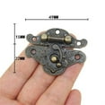 thumbnail image 2 of Antique Vintage Retro Notebook Suitcase Wooden Jewelry Box Latch Hasp Lock Catch, 2 of 4