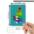 thumbnail image 3 of Snowman Rainbow Tree LGBTQ+ Christmas Holiday Greeting Cards | 20 Pack Bulk Set (4x6), 3 of 6