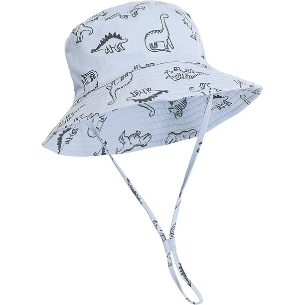 Baby Sun Hat UPF 50+ Sun Protective Toddler Bucket Hat Summer Kids Beach  Hats Wide Brim Outdoor Play Hat for Boys Girls 