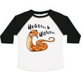 thumbnail image 3 of Inktastic Hugs and Hisses Cute Snake for Valentines Day Boys or Girls Toddler T-Shirt, 3 of 5