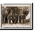 thumbnail image 2 of Historic Framed Print, Officers and non-commissioned officers of Co. J(?) 93d N.Y. Infy. Bealton Va., 17-7/8" x 21-7/8", 2 of 9