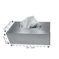 thumbnail image 2 of Stainless Steel Tissue Box Holder, Facial Tissue Dispenser Box Cover, 2 of 4