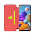 thumbnail image 2 of Dteck Folio Wallet Case For Samsung Galaxy A21S, Lightweight PU Leather Magnetic Flip Stand Case Hard Protective Cover,Red, 2 of 9