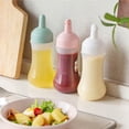 thumbnail image 2 of Bewildely Squirt Bottle Safe Plastic Sauce Bottle con escala para condimentos de aceite Aderezos para ensaladas Ketchup Exprimidor de salsa Utensilios de cocina No.1 Bewildely HA027094-01, 2 of 6