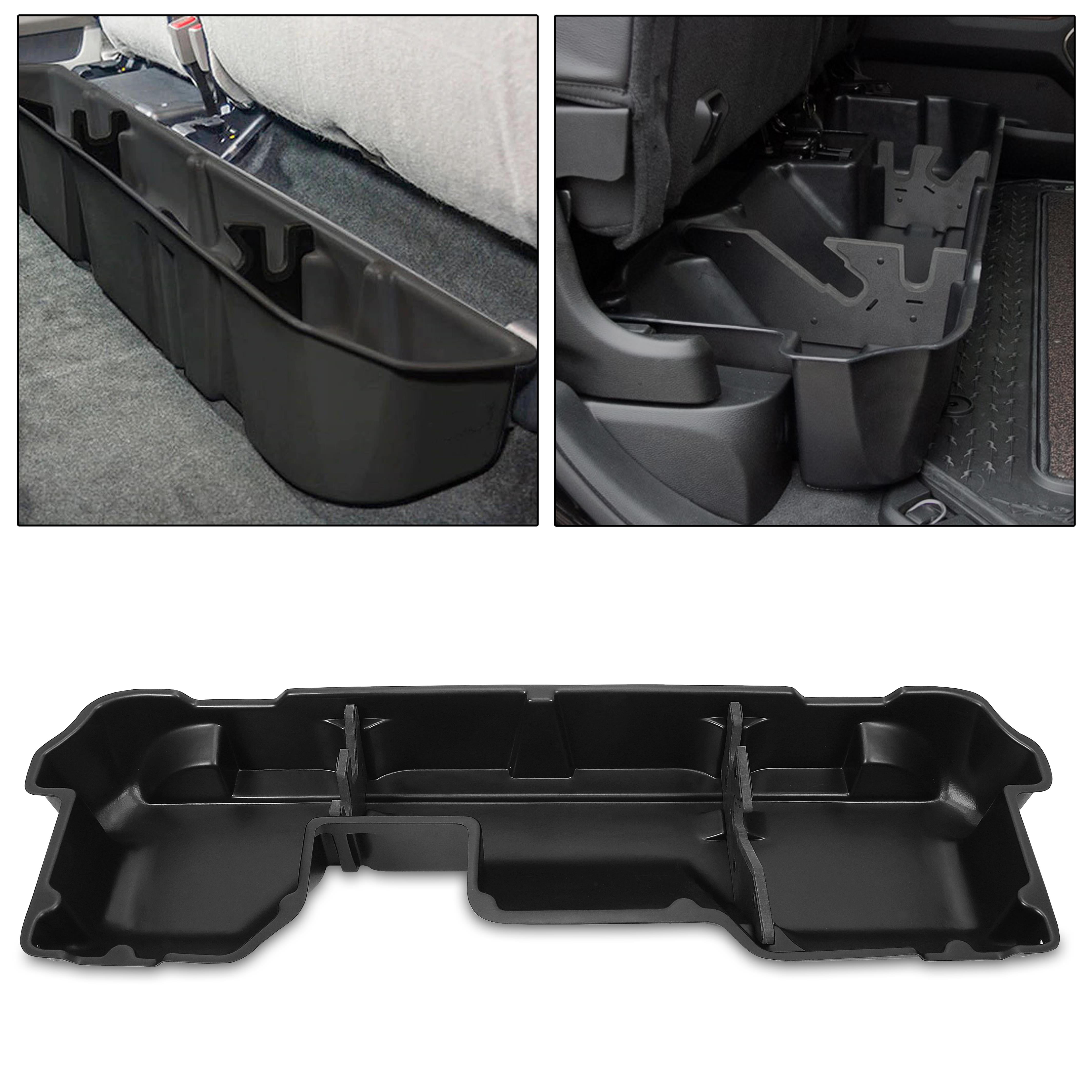Kojem Heavy Duty Under Seat Storage Box Underseat Container System for 2019 20 21 2022 Dodge Ram