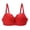 Red, variant on Womens Lingerie Wireless Yoga Comfort Lingerie Bra Push Up Bra Black 80B
