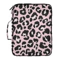thumbnail image 2 of Haosy Accordion File Organizer Zipper Binder 500 Sheet 6-Tab Expanding File Folder Multi-Pocket 1.2 Inch 3 Ring Pink Leopard, 2 of 7