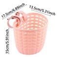 thumbnail image 4 of Lume Wear Bike Front Basket for Kids with Adjustable Straps a Heavy Duty Woven Basket for Handlebar Mount. A Lightweight Cargo Carrier That Fits Most Childrens Bicycles for Toys Snacks, 4 of 7
