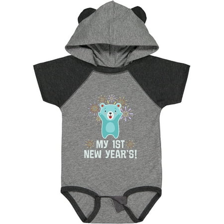 

Inktastic My 1st New Years Baby Bear Gift Baby Boy or Baby Girl Bodysuit
